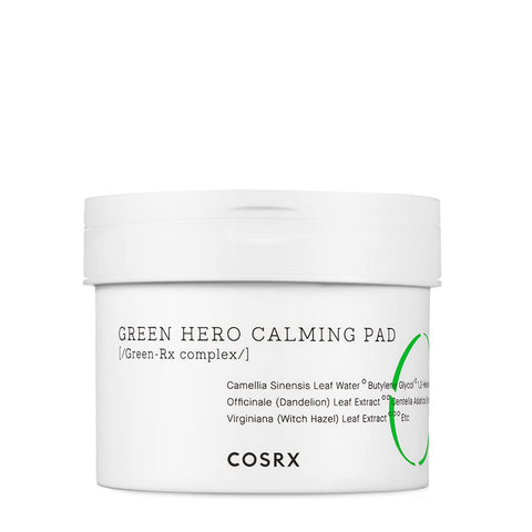 [COSRX]  Green Tea Toner Pads, Relief Redness, Face Toner for Sensitive & Irritated Skin, Soothing, Hydrating, Refreshing, 70 Pads, Korean Skin Care