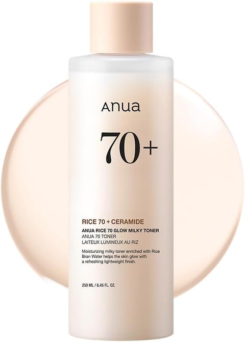 [ANUA] RICE 70 GLOW MILKY TONER 250ml