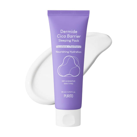 [PURITO SEOUL] Dermide Cica Barrier Sleeping Pack 80ml