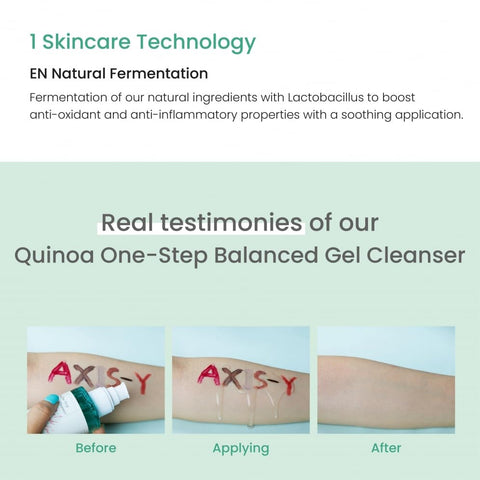 [AXIS-Y] Quinoa One-Step balanced Gel Cleanser 180ml