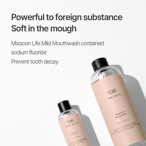 [MIXSOON] Mixsoon Life Mild MouthWash (Peach Scent) 500ml