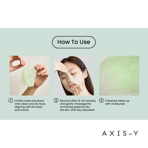 [AXIS-Y] (5EA) 61% Green Vital Energy Complex Mask