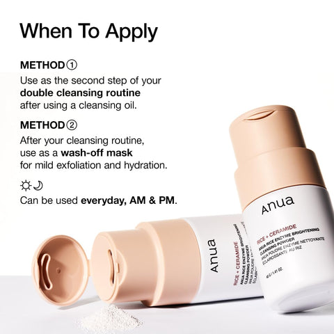 [ANUA] RICE ENZYME BRIGHTENING CLEANSING POWDER 40g