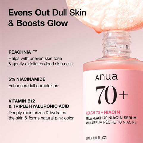 [ANUA] PEACH 70% NIACINAMIDE SERUM 30ml