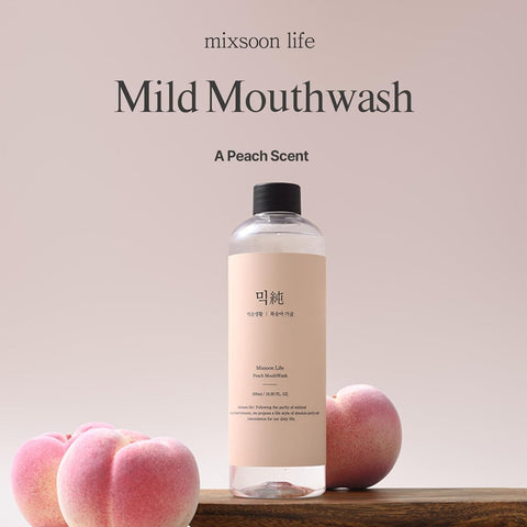 [MIXSOON] Mixsoon Life Mild MouthWash (Peach Scent) 500ml