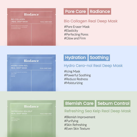 [BIODANCE] [4ea] Bio-Collagen Real Deep Mask 4ea