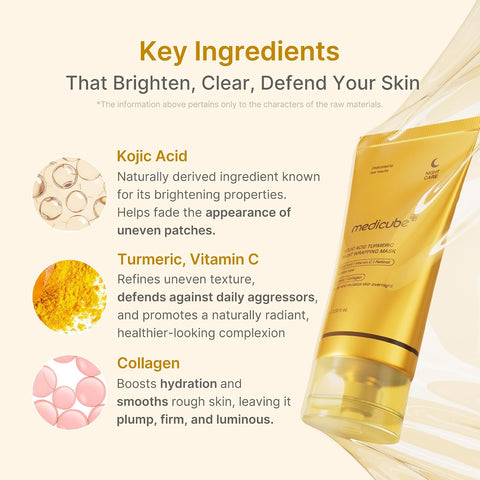 Medicube Kojic Acid Turmeric Night Wrapping Mask 75ml 2.0