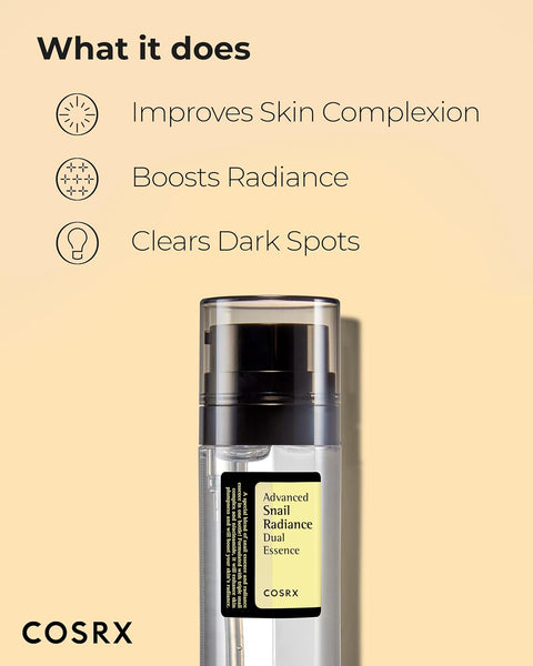 [COSRX] Advanced Snail Radiance Dual Essence 80ml