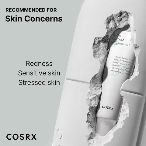[COSRX] Pure Fit Cica Cream, 50ml / 1.69 fl.oz | Centella Asiatica Face Moisturizer Recommended for Acne-Prone Skin, Reduce Redness | Not Tested on Animals, Korean Skincare