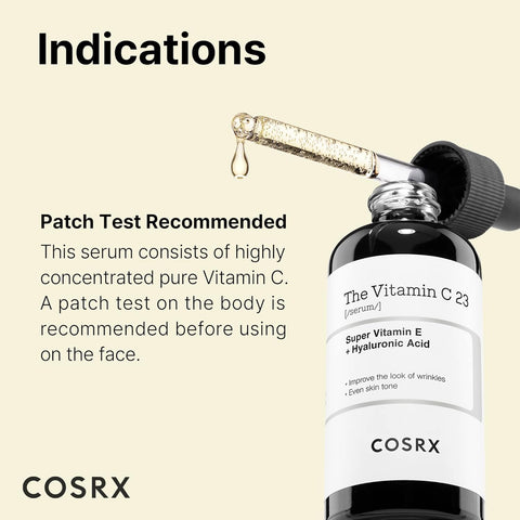 [COSRX] Pure Vitamin C 23% Serum with Vitamin E & Hyaluronic Acid, Brightening & Hydrating Facial Serum for Fine Lines, Uneven Skin Tone & Dull Skin, 0.7oz/20g, Korean Skin Care