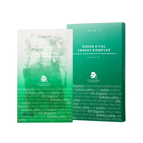 [AXIS-Y] (5EA) 61% Green Vital Energy Complex Mask