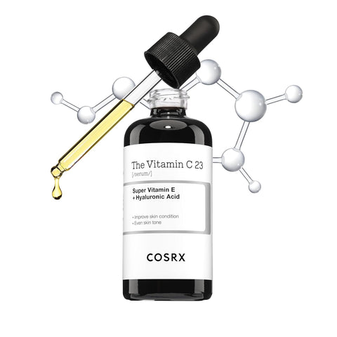 [COSRX] Pure Vitamin C 23% Serum with Vitamin E & Hyaluronic Acid, Brightening & Hydrating Facial Serum for Fine Lines, Uneven Skin Tone & Dull Skin, 0.7oz/20g, Korean Skin Care