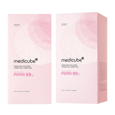 Medicube PDRN Pink Collagen Toning Gel Toner Pad 70ea