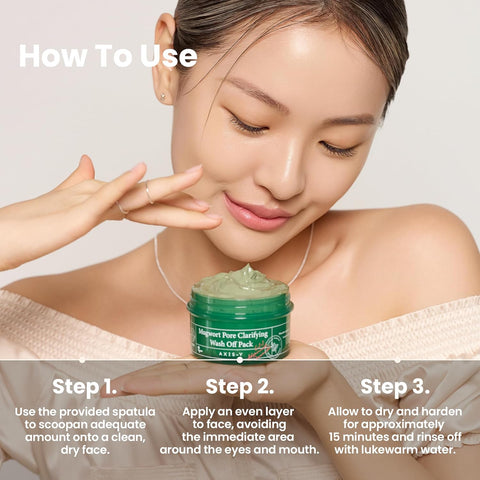 [AXIS-Y] Mugwort Pore Clarifying Wash Off Pack 100ml