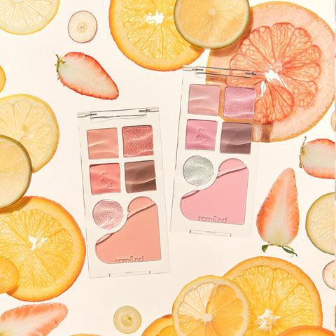 [rom&nd] BARE LAYER PALETTE 01 APRICOT MOOD