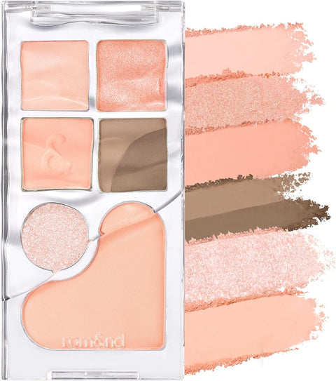 [rom&nd] BARE LAYER PALETTE 01 APRICOT MOOD