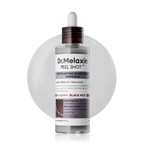 Dr.Melaxin Peel Shot Exfoliating Black Rice Ampoule 80ml