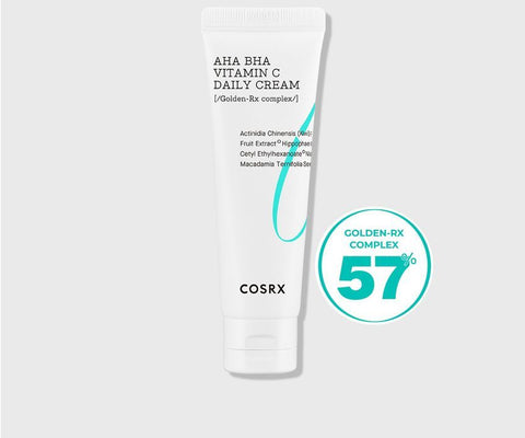 [COSRX] AHA BHA VITAMIN C Daily Cream 1.69 fl. oz 50 ml, Face Cream, Brighten, Anti Aging, Plumping Skin, Natural, Fruit
