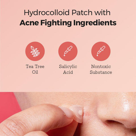 [COSRX] Master Patch Intensiv 36 Counts, Tea Tree Oil Oval Shaped Acne Pimple Pactches Pimple Lifter Acne Blemish A.D.F Hydrocolloid Skin Patch Treatment Facial Spots Spots, Korean Skin Care