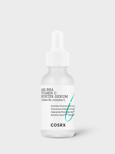 [COSRX] AHA BHA Vitamin C Booster Serum 1.01fl.oz/30ml, Anti Aging, Plumping, Hydrating Serum with Niacinamide, Not Tested on Animals, No Parabens, Korean Skincare