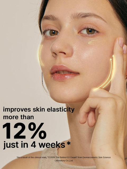 [COSRX] Retinol 0.1% Cream, 0.67 Oz, Anti-aging Eye & Neck Cream with Retinoid Treatment to Firm Skin, Reduce Wrinkles, Fine Lines, Signs of Aging, Gentle Daily Korean Skin Care